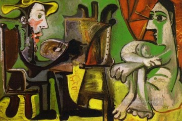 El artista y su modelo 4 1964 Pablo Picasso Pinturas al óleo